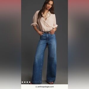 Paige Harper High Rise Wide Leg Jeans